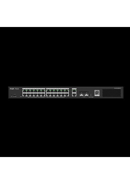 Ruıjıe Reyee RG-ES228GS-P 24 Port 10/100/1000 24 Port Poe 2 Port Uplınk +2 Sfp 370 Watt Cloud Yönetilebilir Rack Mount S