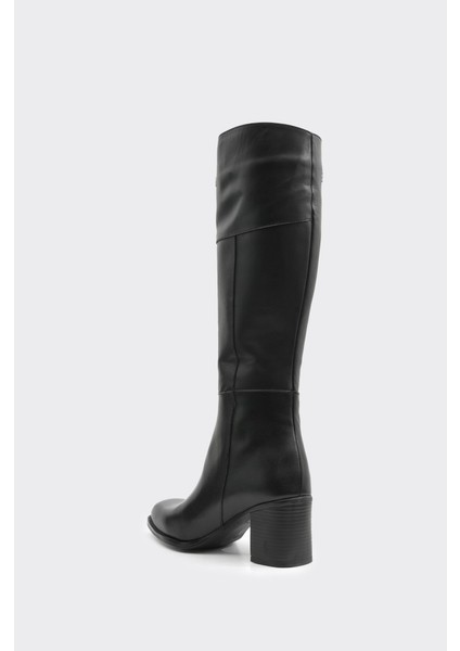 Hakiki Deri Fermuarlı Kadın Çizme modelleri