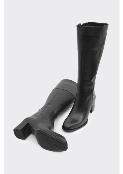 Hakiki Deri Fermuarlı Kadın Çizme fırsatları