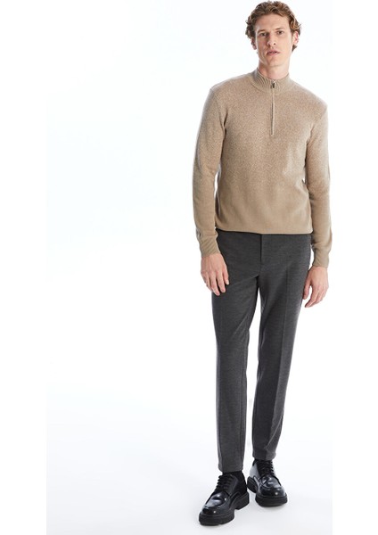 Yeni Sezon Dik Yaka Uzun Kollu Erkek Triko Kazak fiyatları