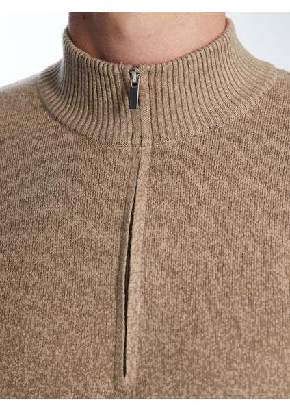 Yeni Sezon Dik Yaka Uzun Kollu Erkek Triko Kazak modelleri