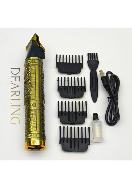 RF-1862 Profesyonel T-Bıçak Saç & Sakal Tıraş Makinesi – Kablosuz, 4 Taraklı fiyatları