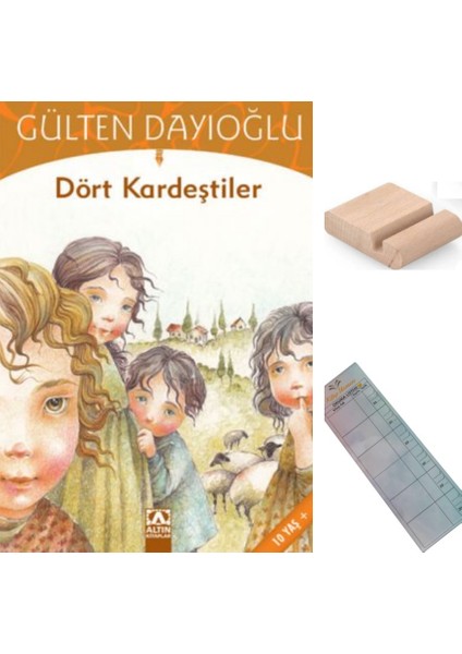 Dört Kardeştiler / Gülten Dayıoğlu / 4. Sınıf / 9-10 Yaş Hikaye +Tablet Tutucu