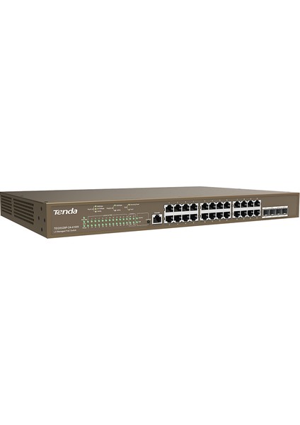 Tenda TEG5328P-24-410W 24 Port Poe 10/100/1000 410W Yonetılebılır Desktop Swıtch fiyatları