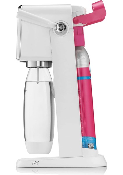 Art Kollu Soda Makinesi, 1l Bulaşık Makinesinde Yıkanabilir Şişe, Şık Paslanmaz Çelik Gövde fırsatları