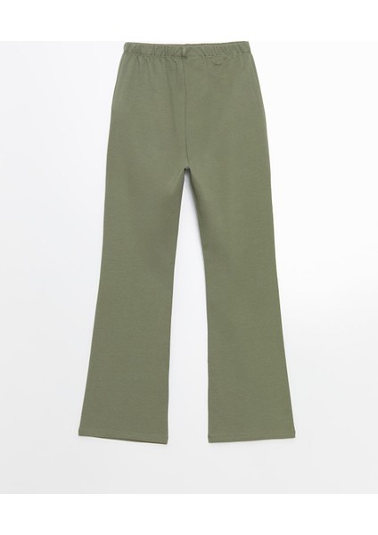 Yeni Sezon Beli Lastikli Ispanyol Paça Kız Çocuk Tayt fiyatları