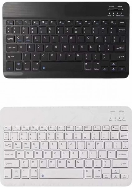 Uyumlu Kablosuz Bluetooth Şarj Edilebilir Mini Q Klavye fırsatları