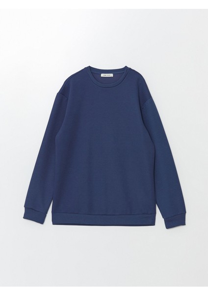 Yeni Sezon Bisiklet Yaka Uzun Kollu Erkek Sweatshirt indirimleri