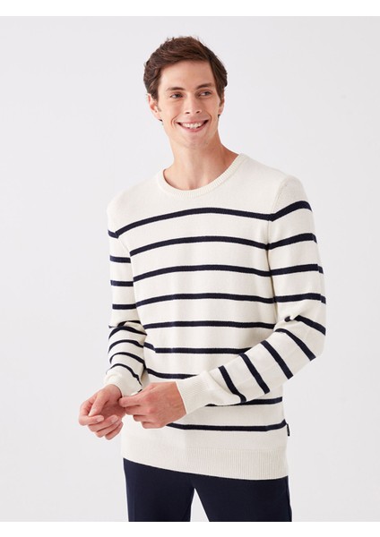 Yeni Sezon Bisiklet Yaka Uzun Kollu Çizgili Erkek Triko Kazak fiyatları