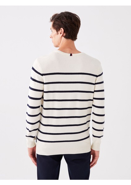 Yeni Sezon Bisiklet Yaka Uzun Kollu Çizgili Erkek Triko Kazak indirimleri