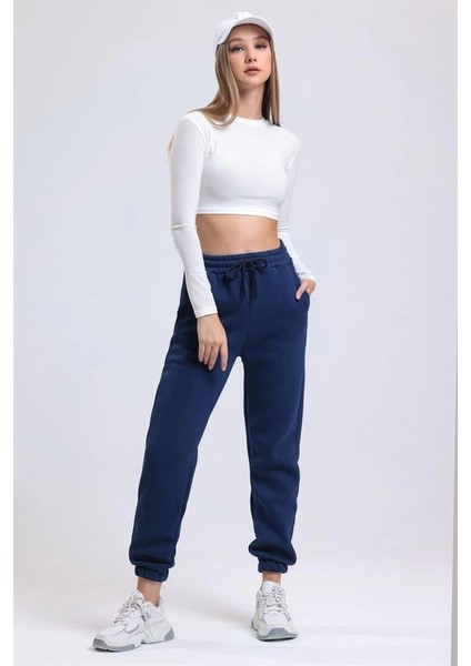 Lvsqvr 3 Iplik Şardonlu Paça Lastikli Eşofman Lacivert İS001 (Beden: S) fiyatları