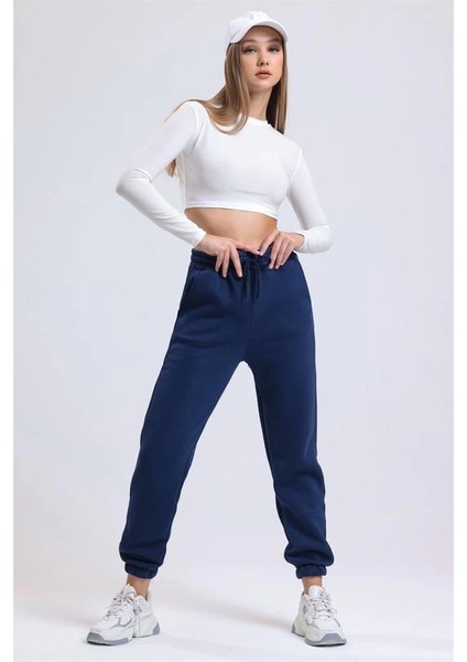 Lvsqvr 3 Iplik Şardonlu Paça Lastikli Eşofman Lacivert İS001 (Beden: S) indirimleri