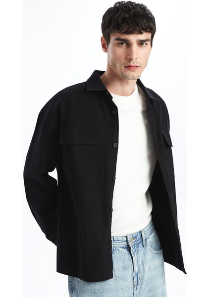 Yeni Sezon Rahat Kalıp Uzun Kollu Gabardin Erkek Gömlek Ceket fiyatları