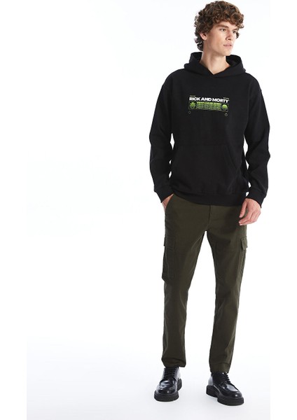 Yeni Sezon Uzun Kollu Rick And Morty Baskılı Erkek Kalın Hoodie fiyatları