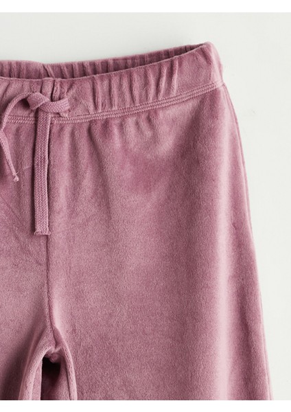 Yeni Sezon Beli Lastikli Kız Çocuk Kadife Eşofman Altı fiyatları