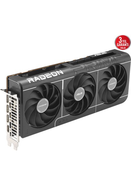 Asus PRIME-RX9070XT-O16G Amd Radeon RX9070XT 16GB Gddr6 256BIT Oc 1xhdmı 3xdp Ekran Kartı modelleri