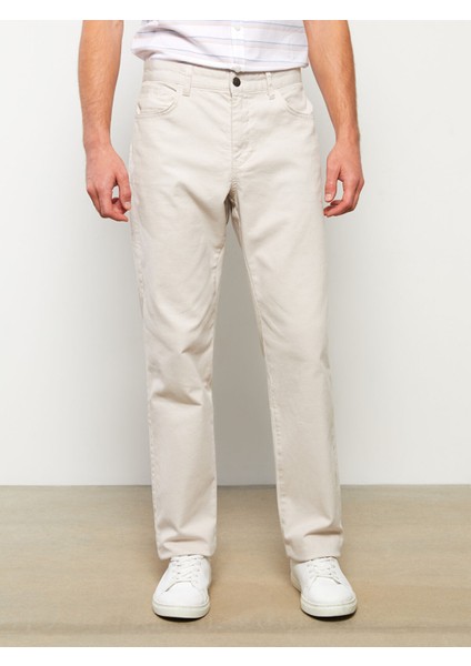 Yeni Sezon Standart Kalıp Armürlü Erkek Pantolon fırsatları
