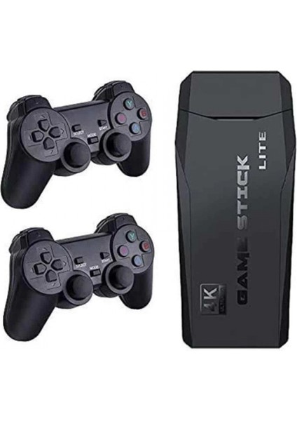 Game Stick El Atarisi 2.4g Kablosuz Çift Kol Oyunlar 4K Game Stick 3500 Oyunlu Atari Uyumlu modelleri