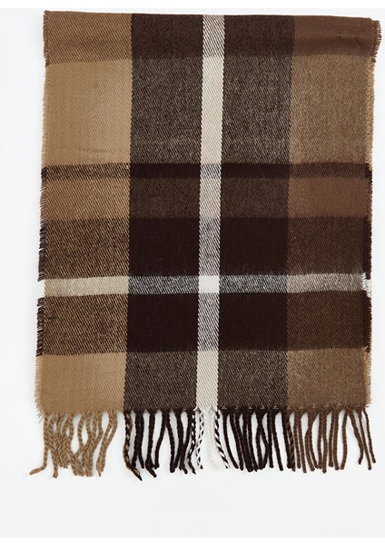 Yeni Sezon Püskül Detaylı Ekose Desenli Erkek Atkı fiyatları