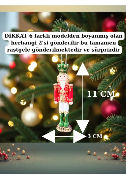 El Boyaması Taş Tozu Fındıkkıran Ağaç Süsü – 2’li Set (Kutulu) Modeller Farklı Gönderilebilir. fiyatları