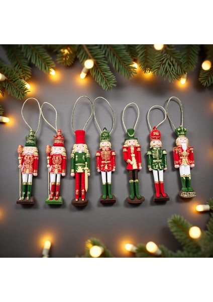 El Boyaması Taş Tozu Fındıkkıran Ağaç Süsü – 2’li Set (Kutulu) Modeller Farklı Gönderilebilir. modelleri