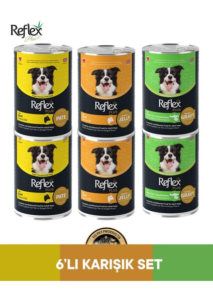 Plus Köpek Maması 6'lı Karışık Set