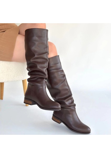 Lvsqvr Winda Kahverengi Cilt Körüklü Çizme (Numara: 39) fırsatları