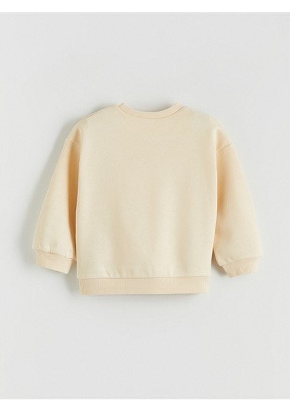 Yeni Sezon Bisiklet Yaka Kız Çocuk Kalın Sweatshirt 2'li indirimleri