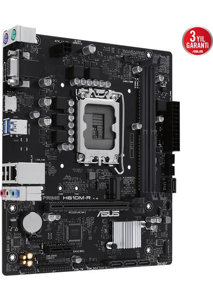 Asus Prıme H610M-R-SI 2xddr5 Vga/hdmı/dp 1xm.2 1xglan 1700P Anakart fiyatları