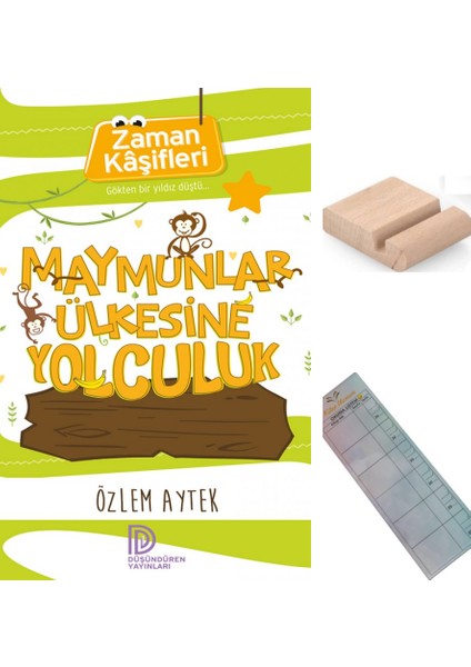 Maymunlar Ülkesine Yolculuk / Zaman Kaşifleri/ Özlem Aytek /3. Sınıf / 8-9 Yaş Hikaye+Tablet Tutucu