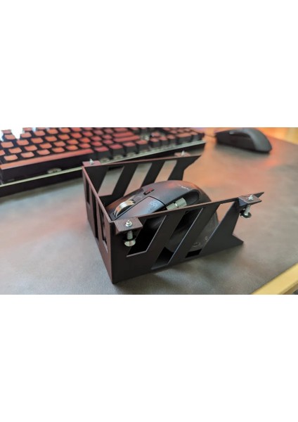 Universal Gaming Mouse Standı / Display Tutucu - Kişiselleştirilebilir Renk Masa Düzenleme Aksesuarı modelleri