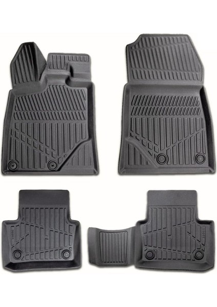 Opel Grandland x Hybrid 2025 Sonrası Için Havuzlu Paspas, Yüksek Kenarlı, Esnek, Araca Özel, Kokusuz, Oto Paspas