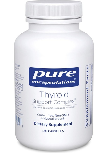 Thyroid Support Complex – Iyot ve Bitkisel Destekli Tiroid Kompleksi – 120 Kapsül