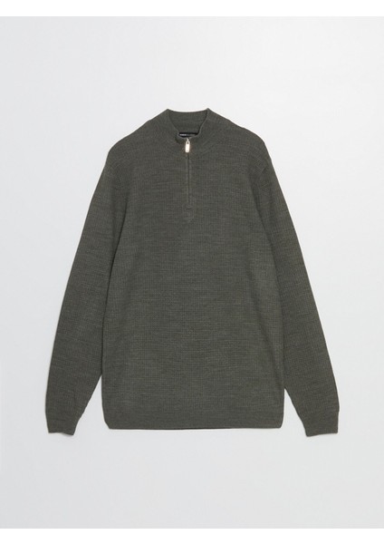 Yeni Sezon Dik Yaka Uzun Kollu Erkek Triko Kazak indirimleri