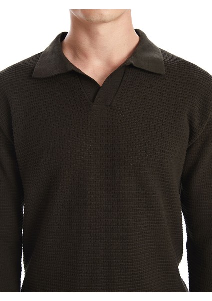 Yeni Sezon Bisiklet Yaka Erkek Triko Kazak modelleri