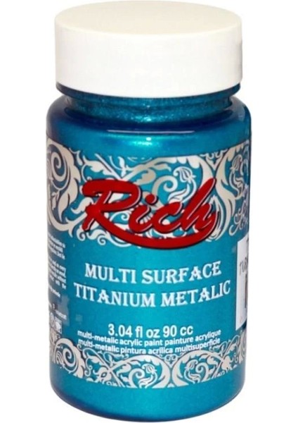 Rich Multi Surface Titanium 2572 Turkuaz Metalik 90 cc