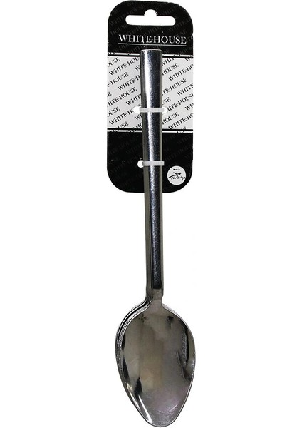 Ieg® 6 Parça Eko Çubuk Sade Metal Yemek Kaşik 2mm (4887)