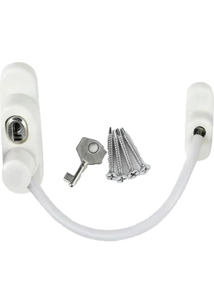 Ieg® Beyaz Halatli Anahtarli Emni̇yet Ki̇li̇t (4887)