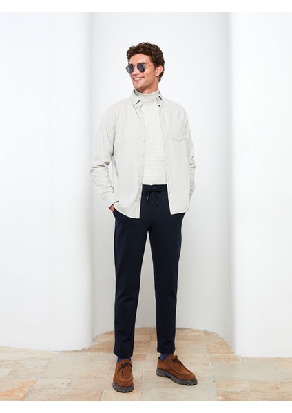 Yeni Sezon Regular Fit Uzun Kollu Kadife Erkek Gömlek