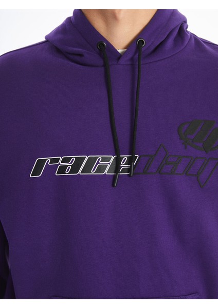 Yeni Sezon Uzun Kollu Baskılı Erkek Kalın Hoodie modelleri