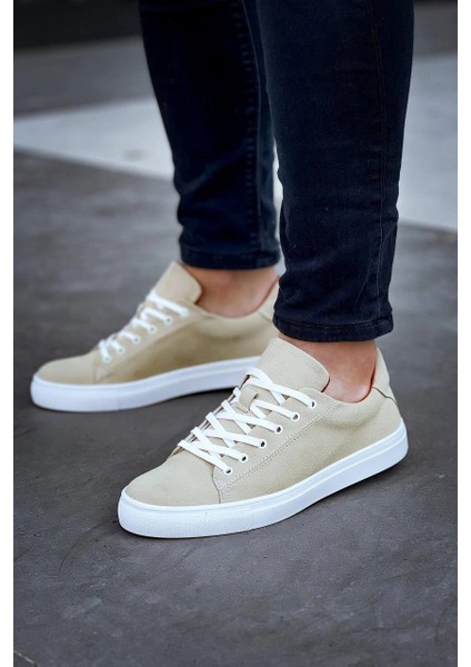 Nrtmsa KB-122 Kuback Bej Süet Yüksek Taban Bağcıklı Günlük Erkek Ayakkabı (Numara: 41) modelleri