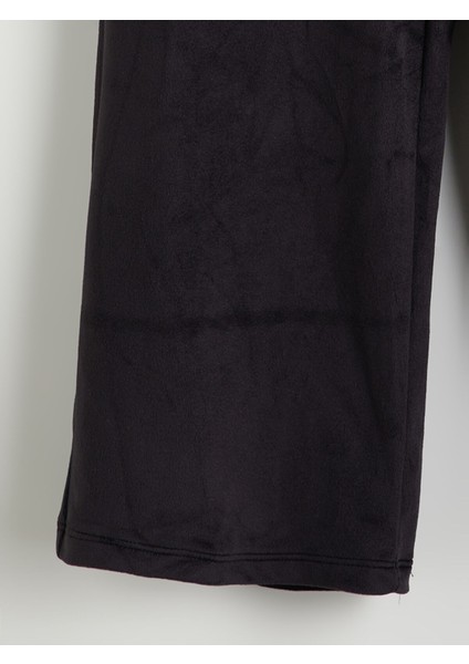 Yeni Sezon Beli Lastikli Kız Çocuk Kadife Eşofman Altı fiyatları