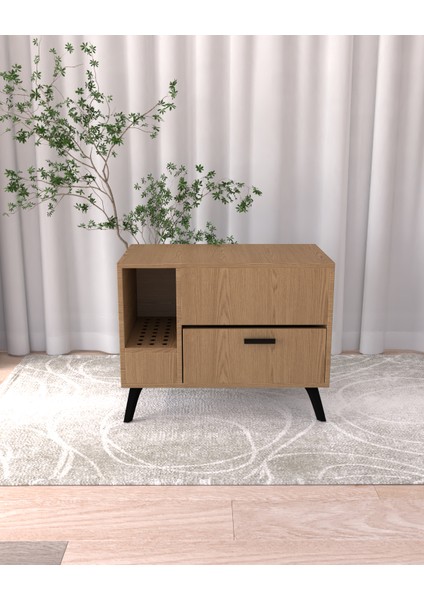 Kedi Tuvalet Dolabı | Gizli Girişli %100 Mdf