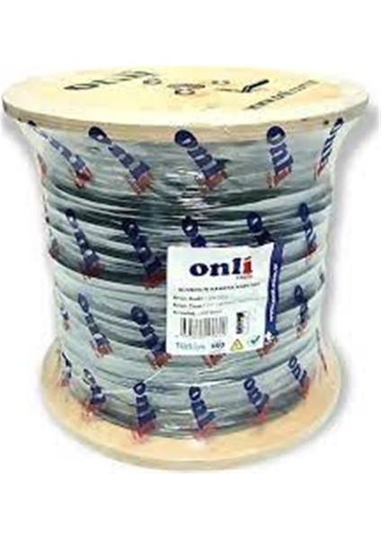 ON-5001 2+1 1x0,50 Mini Coax 2X0,50MM 500 Metre Cca Kamera Kablosu