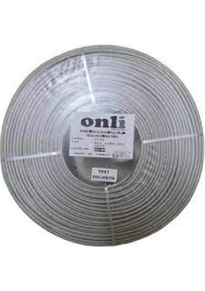 2+1 Pe 1x0,50 Mini Coax 2X0,50MM 250 Metre Dış Ortam Cca Kamera Kablosu