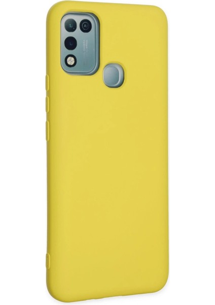 Infinix Hot 10 Play Kılıf Nano Içi Kadife Silikon - Sarı fiyatları
