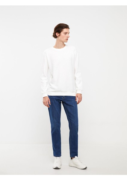 Yeni Sezon Bisiklet Yaka Uzun Kollu Erkek Sweatshirt modelleri