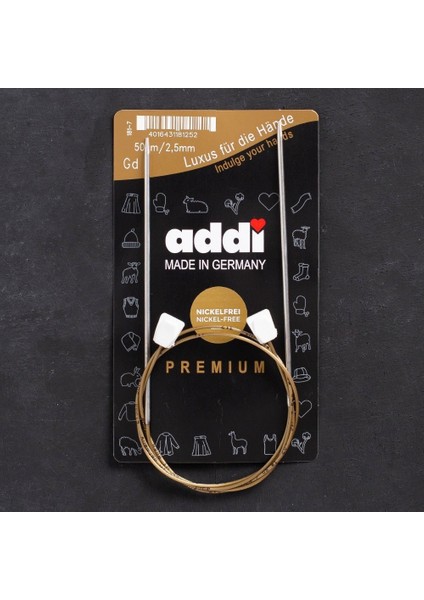 Addi Flexi-Bel 2,5mm 50CM Esnek Örgü Şişi - 181-7