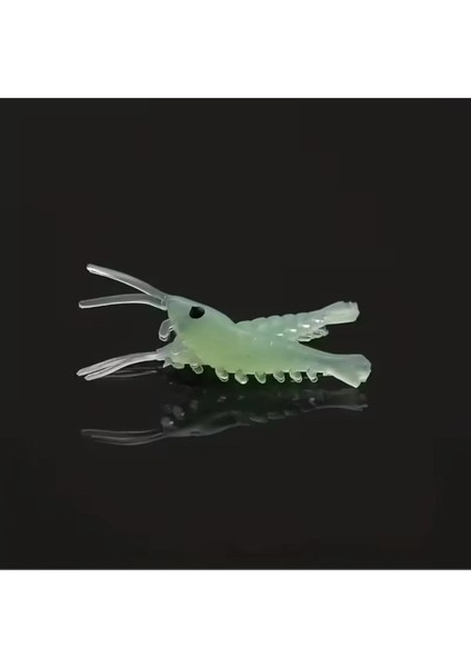 Silikon Balık Yemi Gerçek Görünümlü Yapay Karides Parlak Küçük Biyolojik Yapay Yem 10 Adet fiyatları