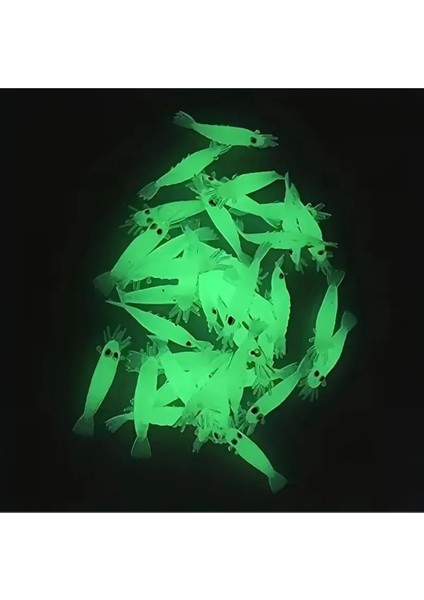 Silikon Balık Yemi Gerçek Görünümlü Yapay Karides Parlak Küçük Biyolojik Yapay Yem 10 Adet fırsatları